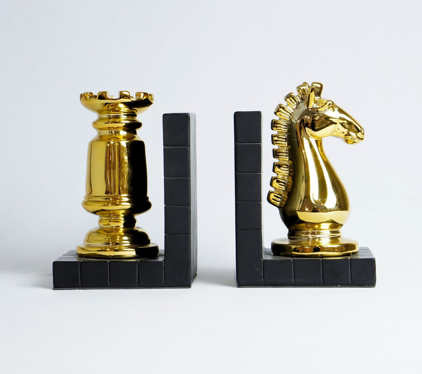 Gambit Metal Bookends