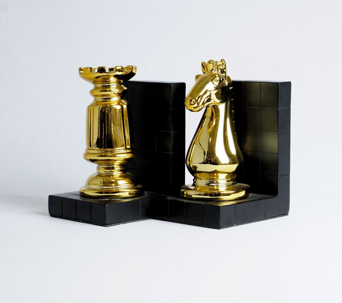 Gambit Metal Bookends