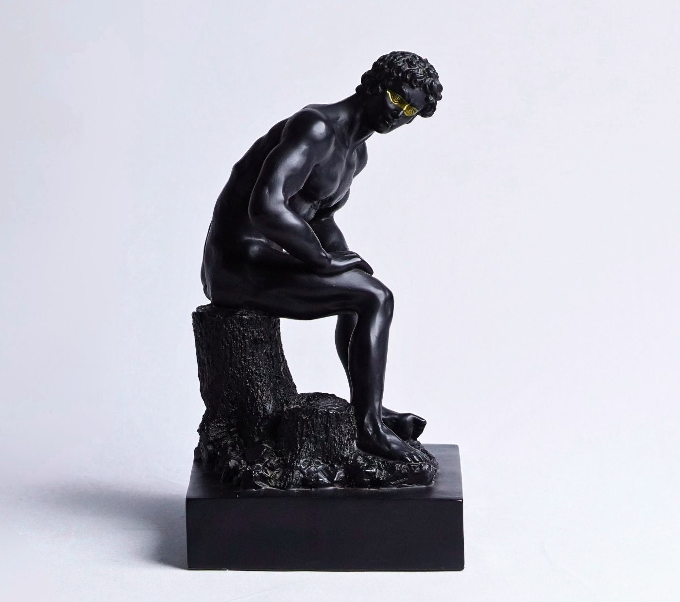 Apollo in Repose Resin Figurine