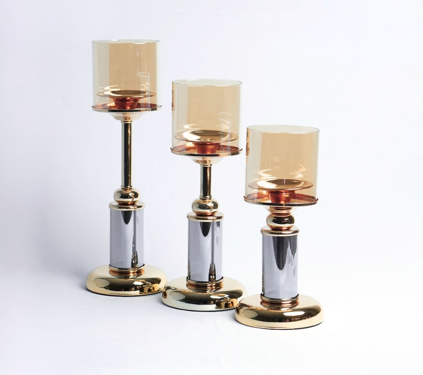 Versa Column Metal Candle Holder