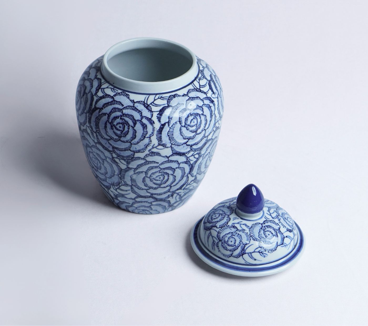 Blue Reverie Porcelain Urn
