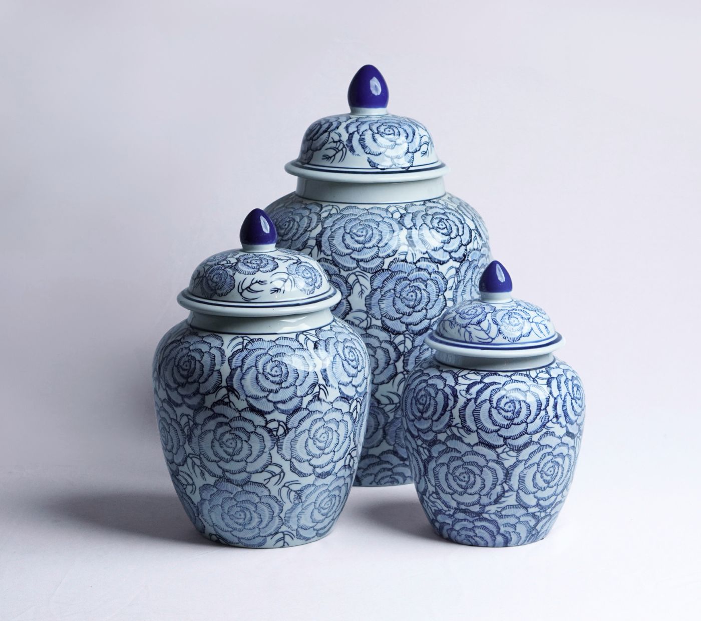Blue Reverie Porcelain Urn