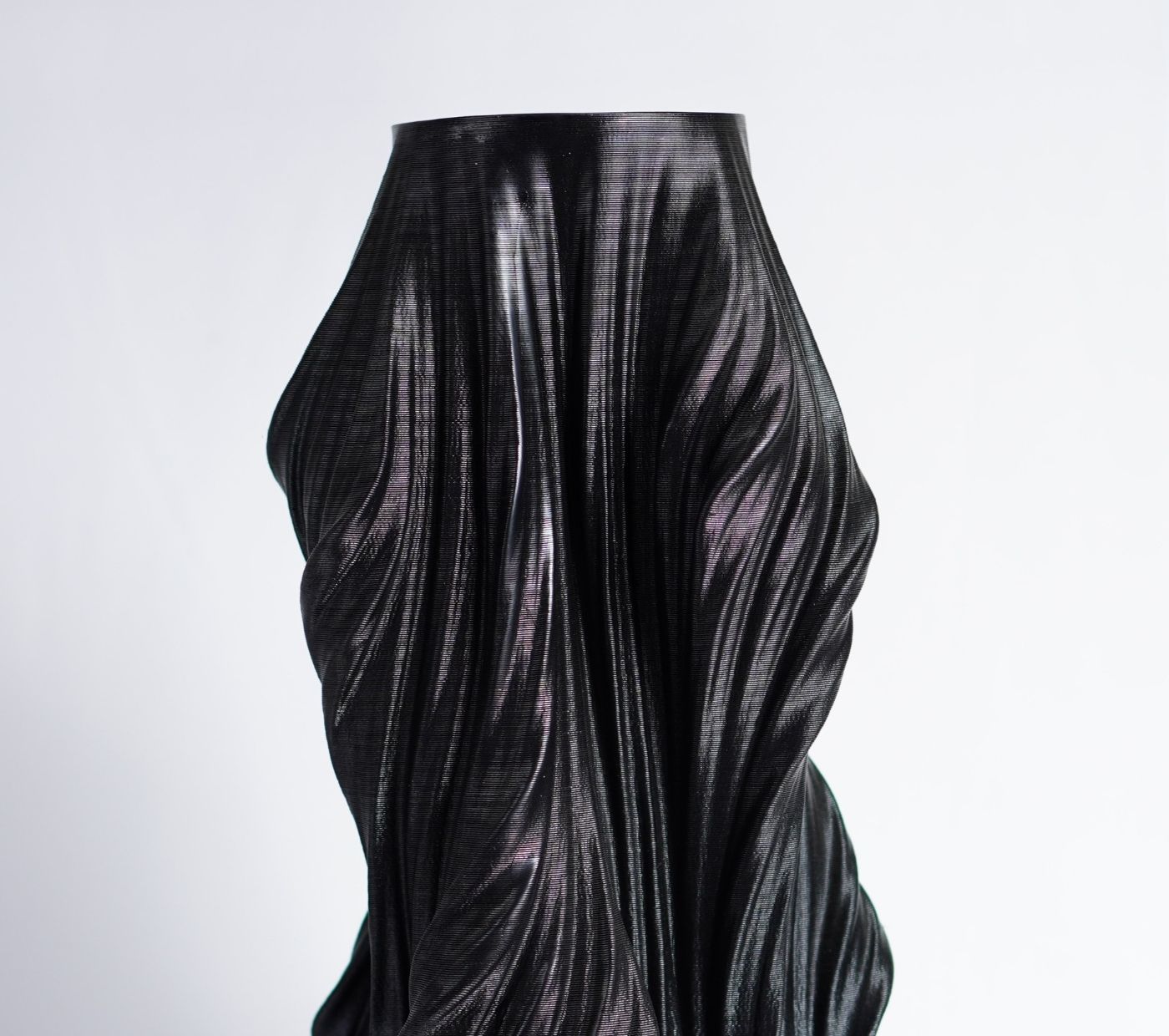 Ethereal Drape Resin Vase