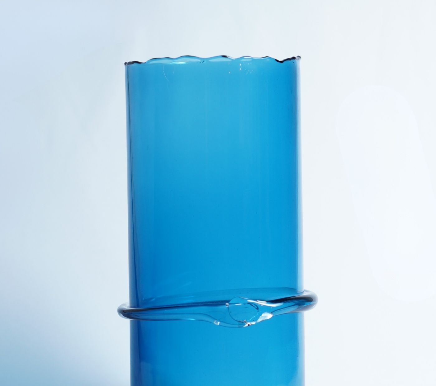Tidal Ring Glass Vase