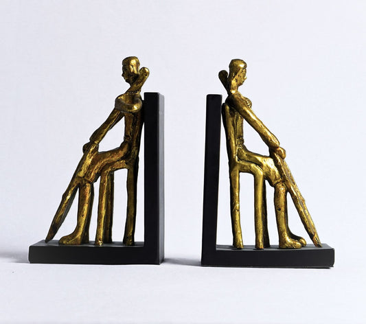 Muse Resin Bookends