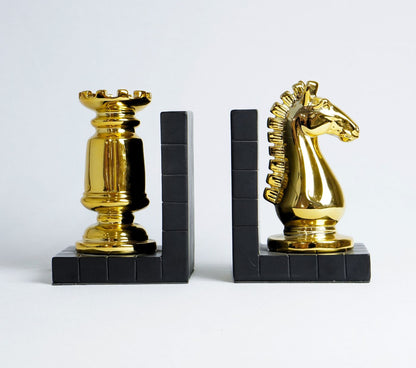 Gambit Metal Bookends