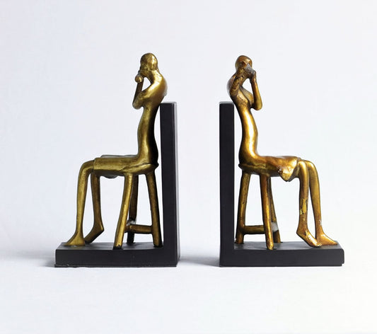 Whisper Resin Bookends