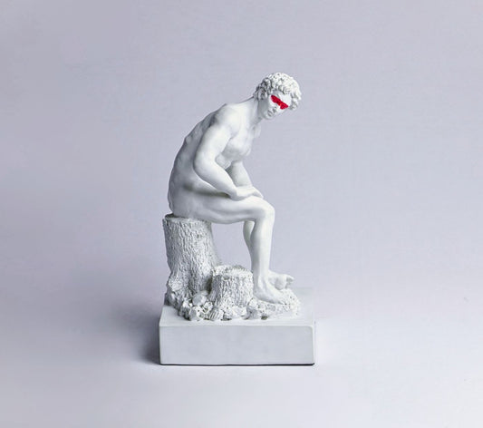 Apollo in Repose Resin Figurine