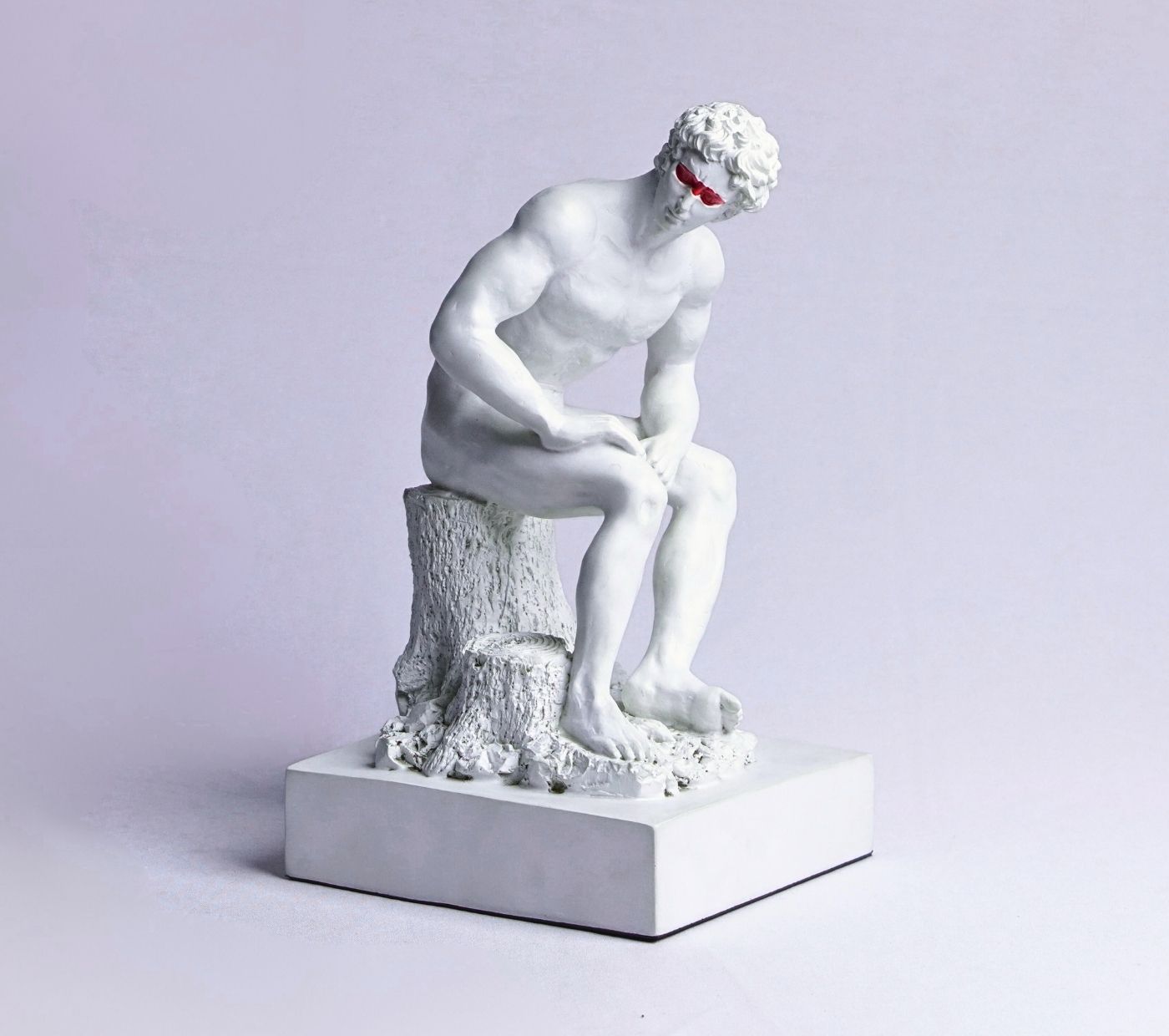 Apollo in Repose Resin Figurine