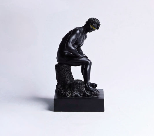 Apollo in Repose Resin Figurine