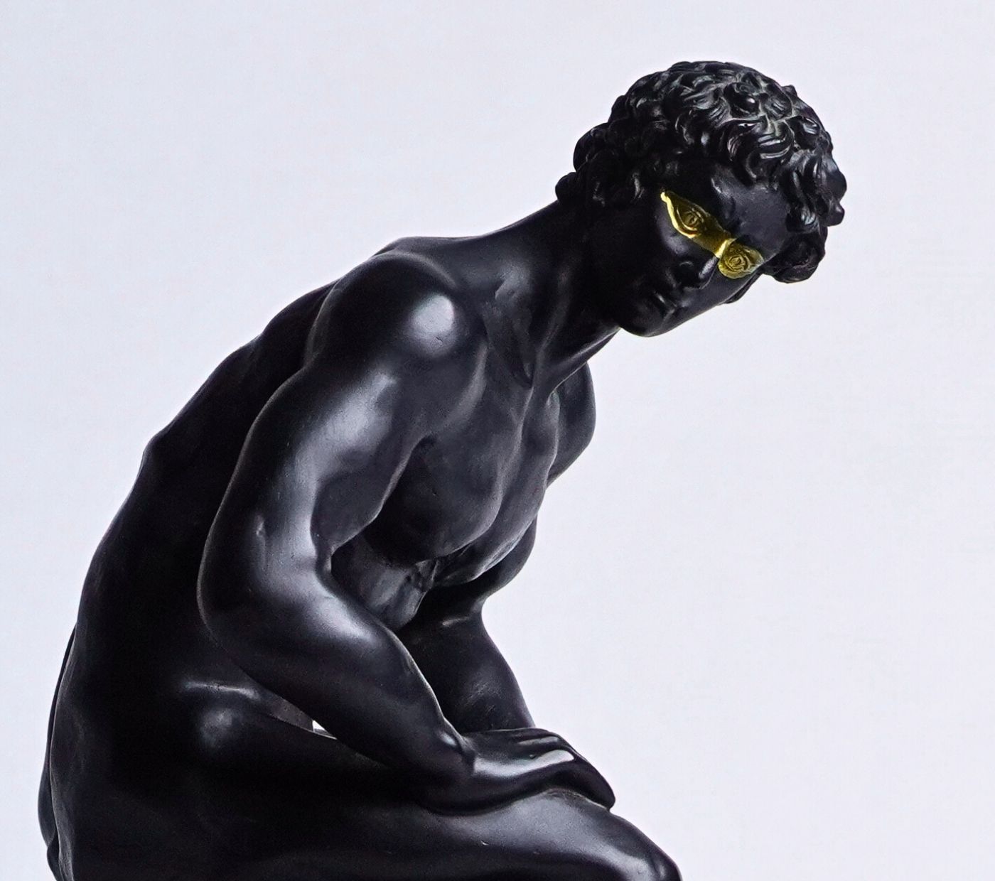 Apollo in Repose Resin Figurine