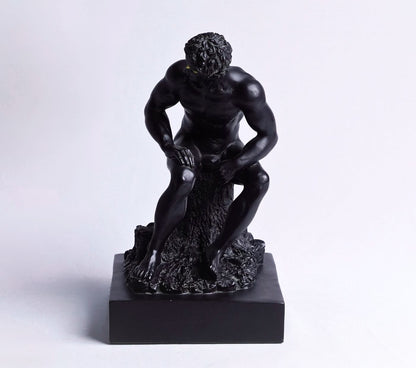 Apollo in Repose Resin Figurine