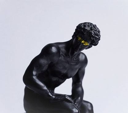Apollo in Repose Resin Figurine
