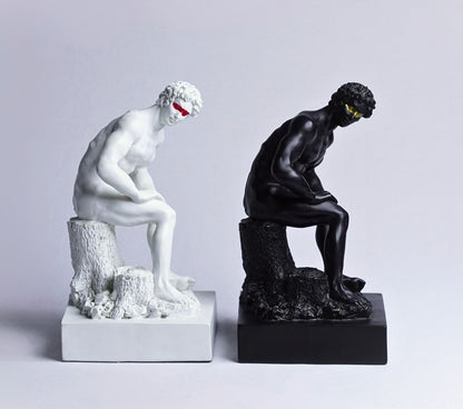 Apollo in Repose Resin Figurine