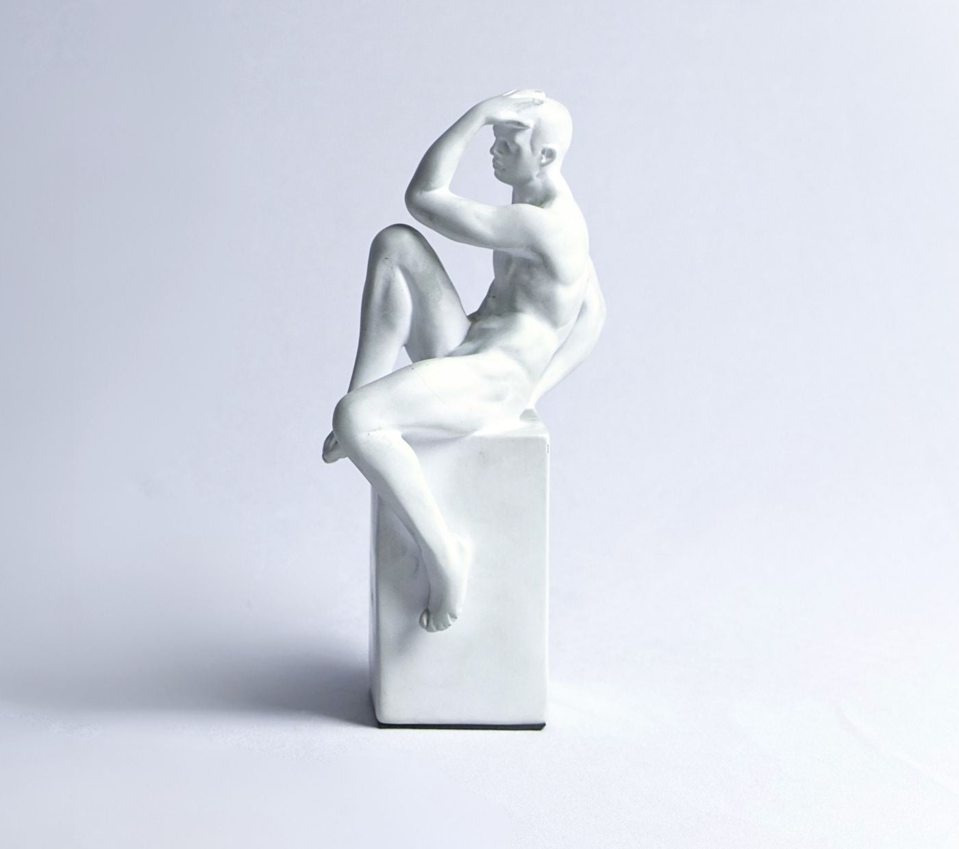 Thinker-inspired Resin Figurine