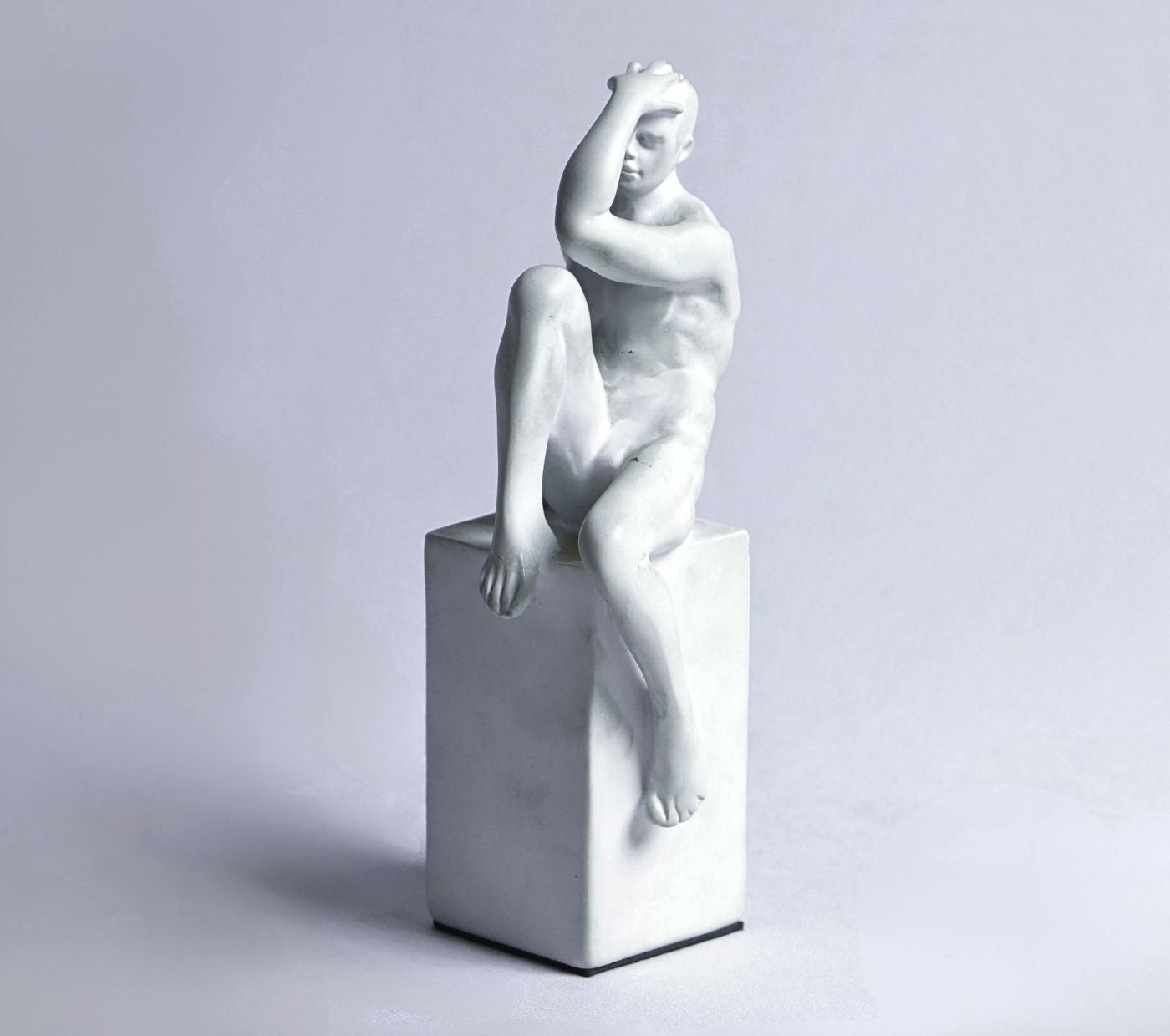 Thinker-inspired Resin Figurine