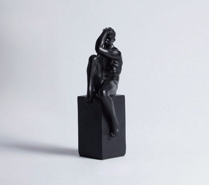 Thinker-inspired Resin Figurine