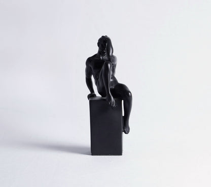 Thinker-inspired Resin Figurine