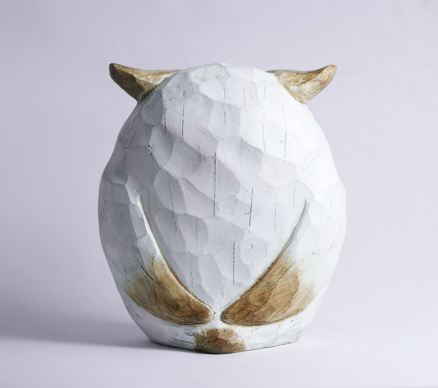 Wisdom Whittled Owl Figurine