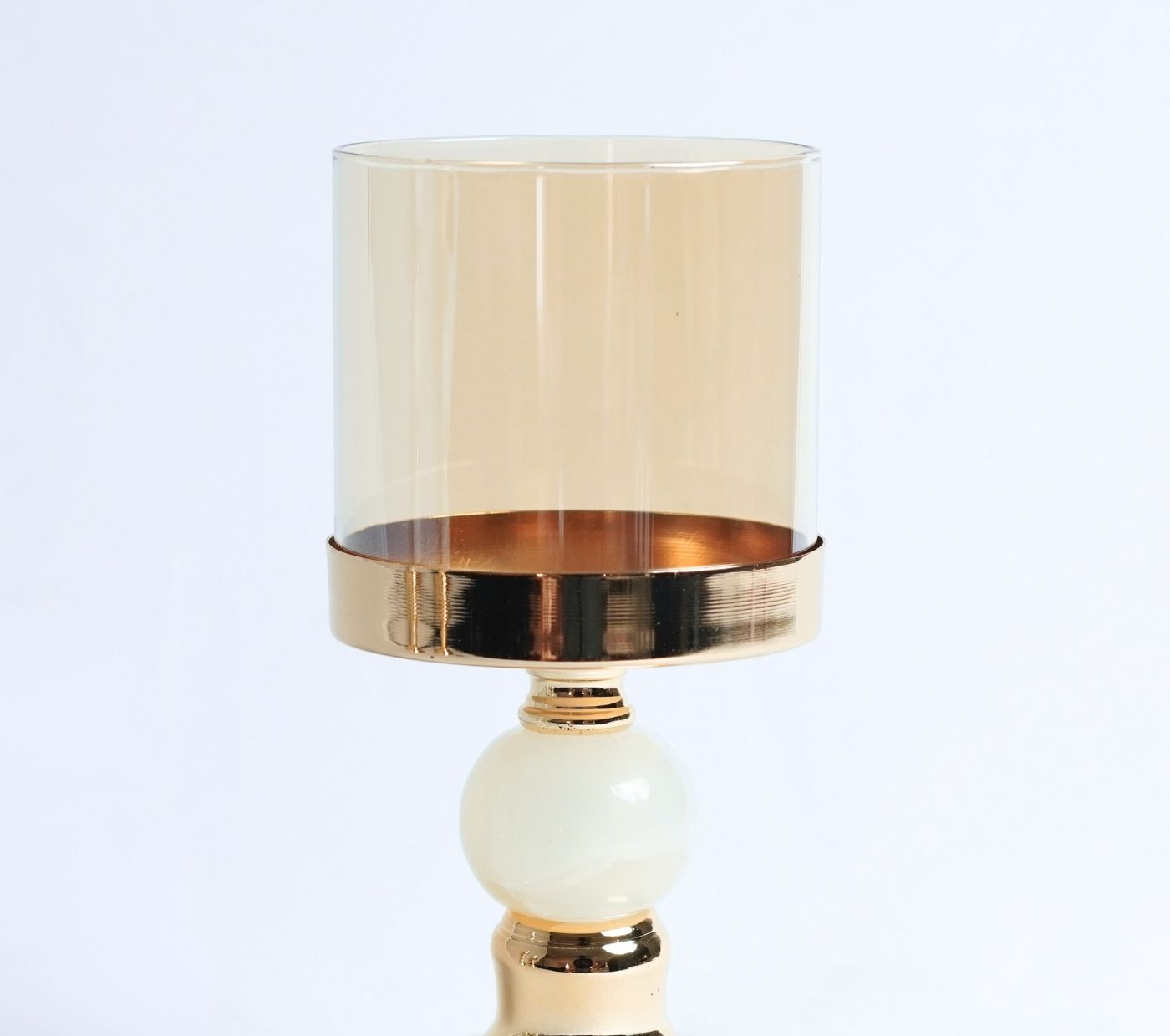 Luna Luxe Metal Candle Holder