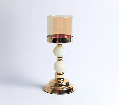 Luna Luxe Metal Candle Holder