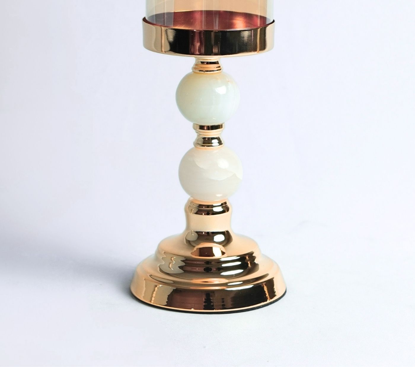 Luna Luxe Metal Candle Holder