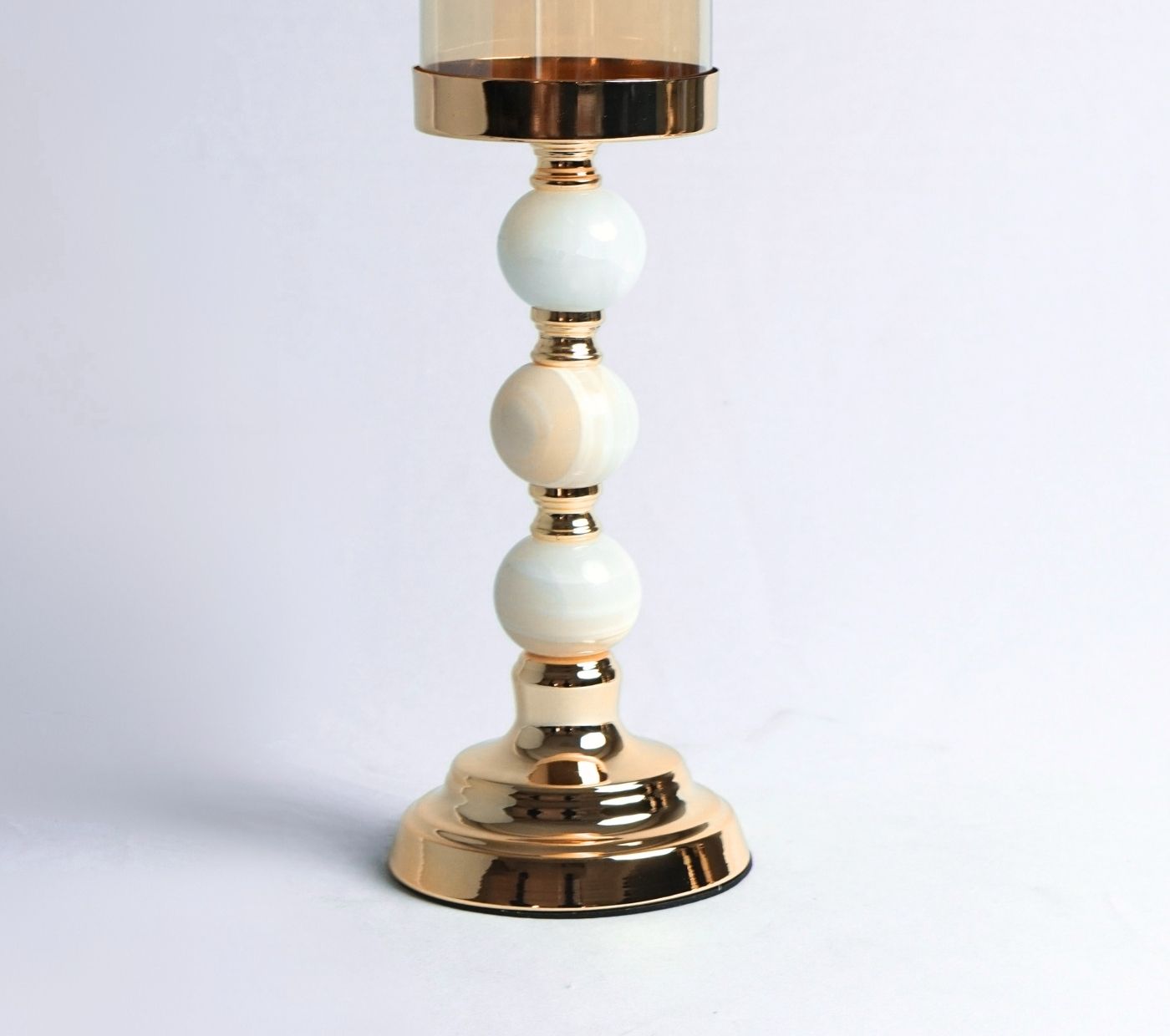 Luna Luxe Metal Candle Holder