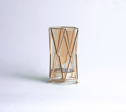 Solstice Metal Candle Holder