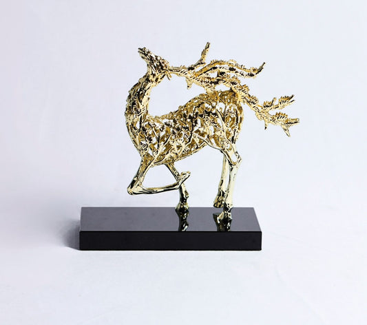 Thalor Golden Metal Deer