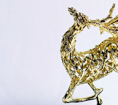 Thalor Golden Metal Deer