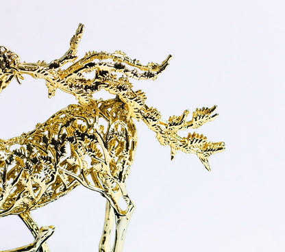 Thalor Golden Metal Deer