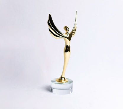 Elara’s Whisper Metal Sculpture