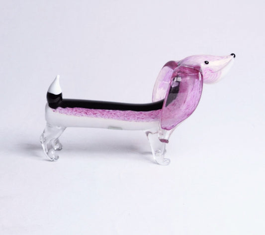 Deco Glass Dog