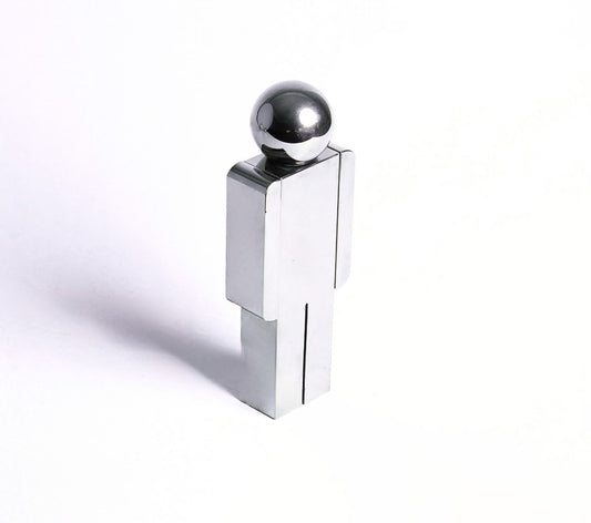Crome Metal Figurine