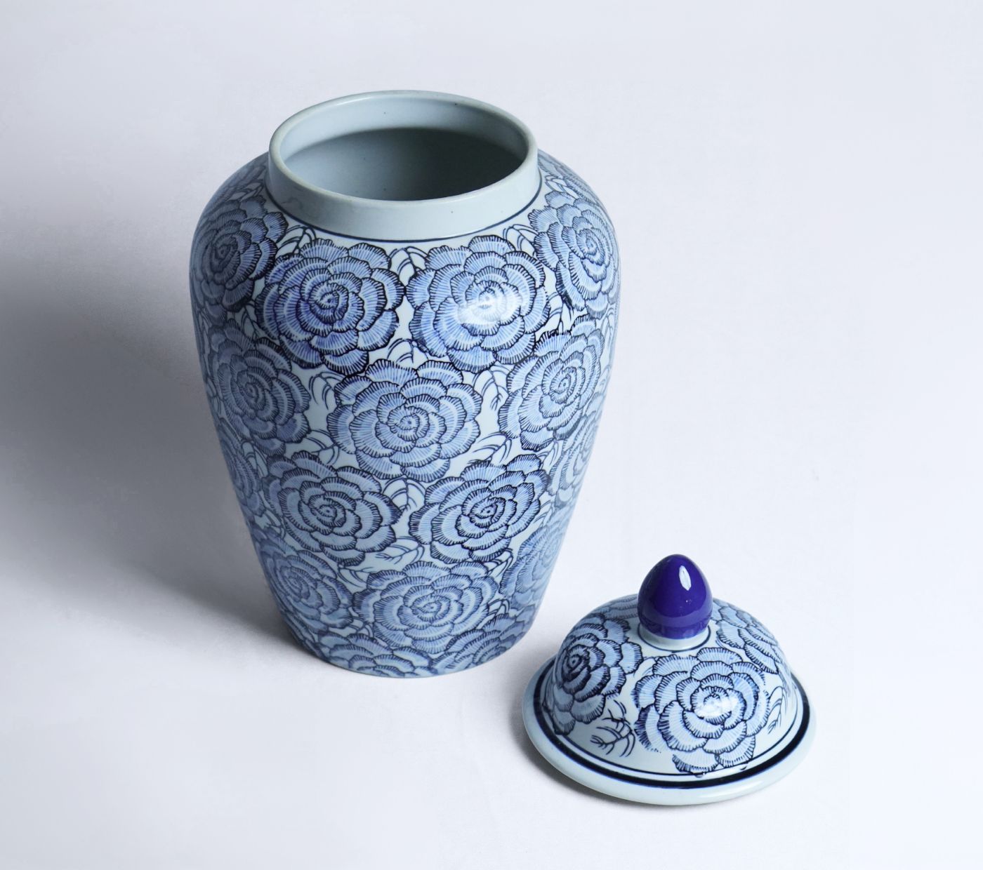 Blue Reverie Porcelain Urn