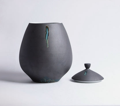 Imperial Dusk Porcelain Urn