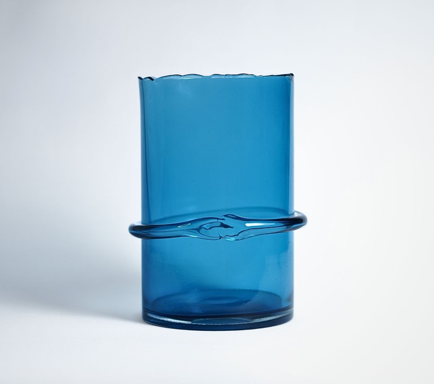 Tidal Ring Glass Vase