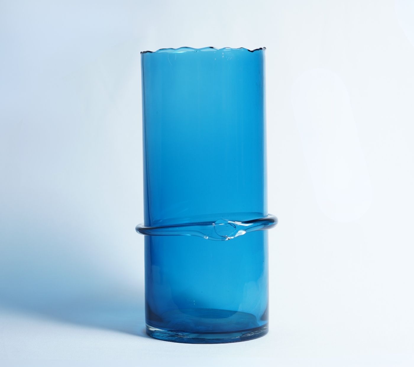 Tidal Ring Glass Vase