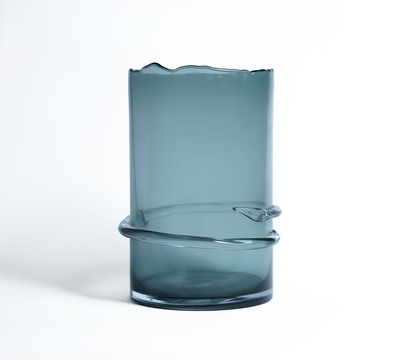 Tidal Ring Glass Vase