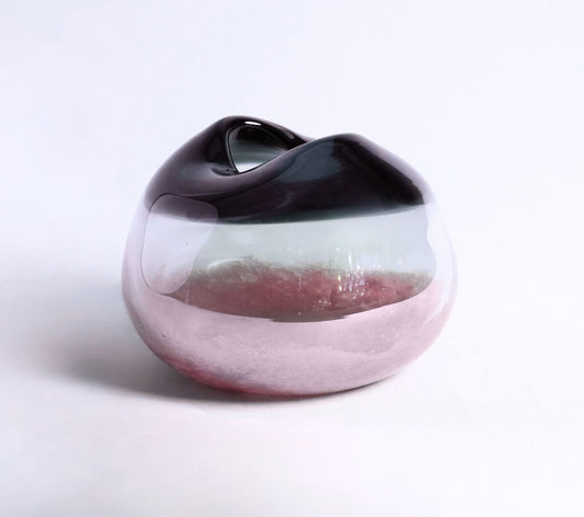 Blush & Mirage Glass Vase