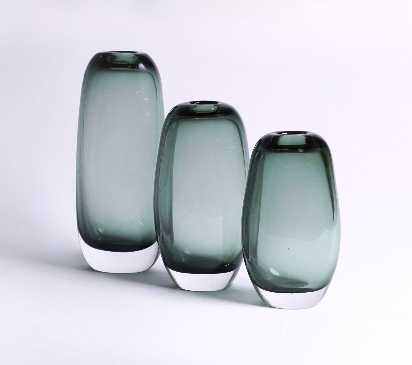 Ghostleaf Glass Vase